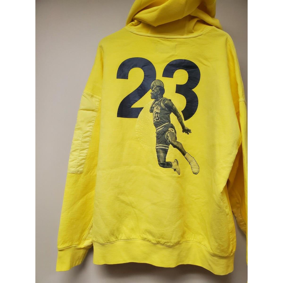 Nike Air Jordan 23 Engineered Hooded Sweatshirt Yellow Size Xx-large