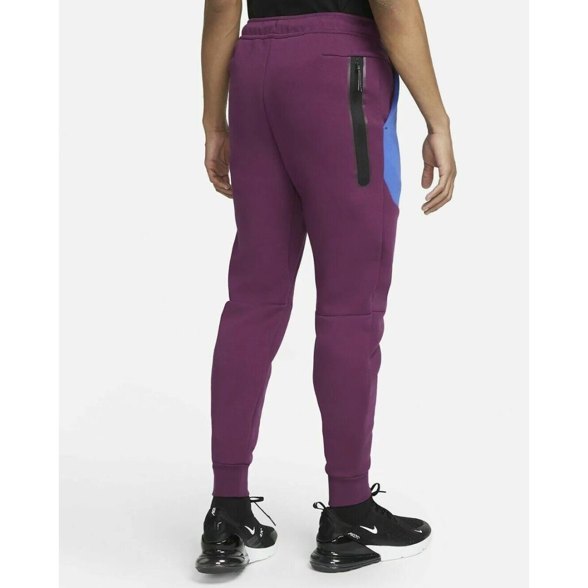 Nike Sportswear Tech Fleece Jogger Pants Mens 2XL Xxl Maroon Blue CU4495-610
