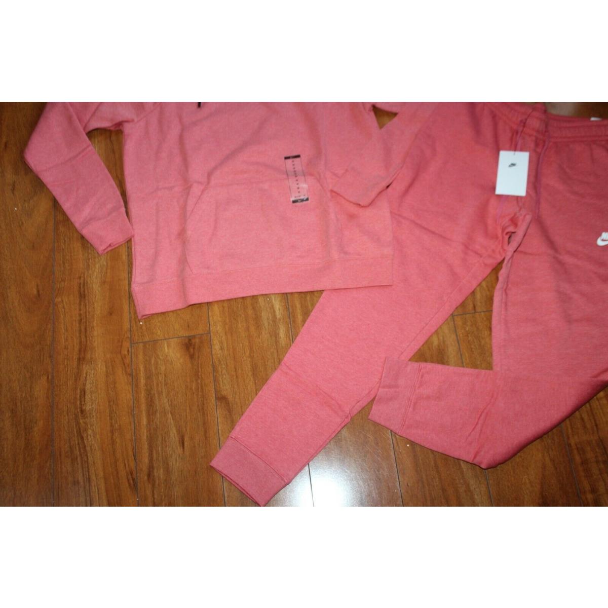 coral nike sweatsuit