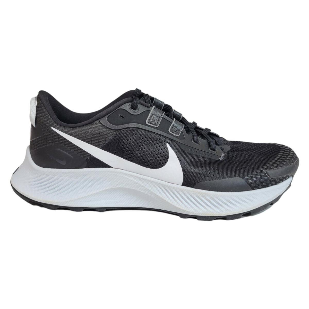 Nike Mens 11.5 Pegasus Trail 3 Black Gray Running Shoes DA8697-001