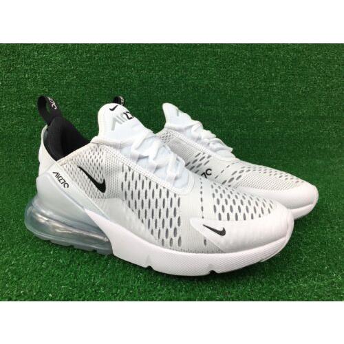 Nike Air Max 270 Running Shoes White/black AH8050-100 Men s Size 10