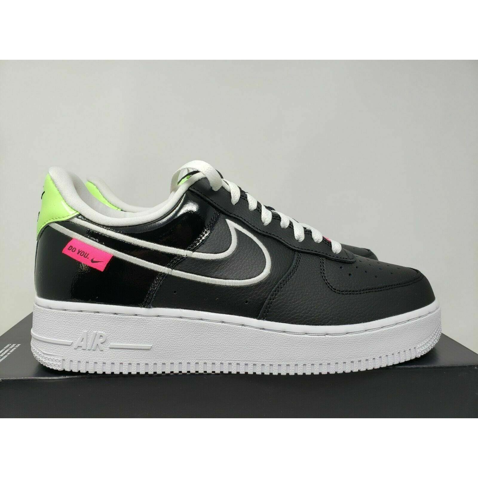 nike air force 1 black mens size 9