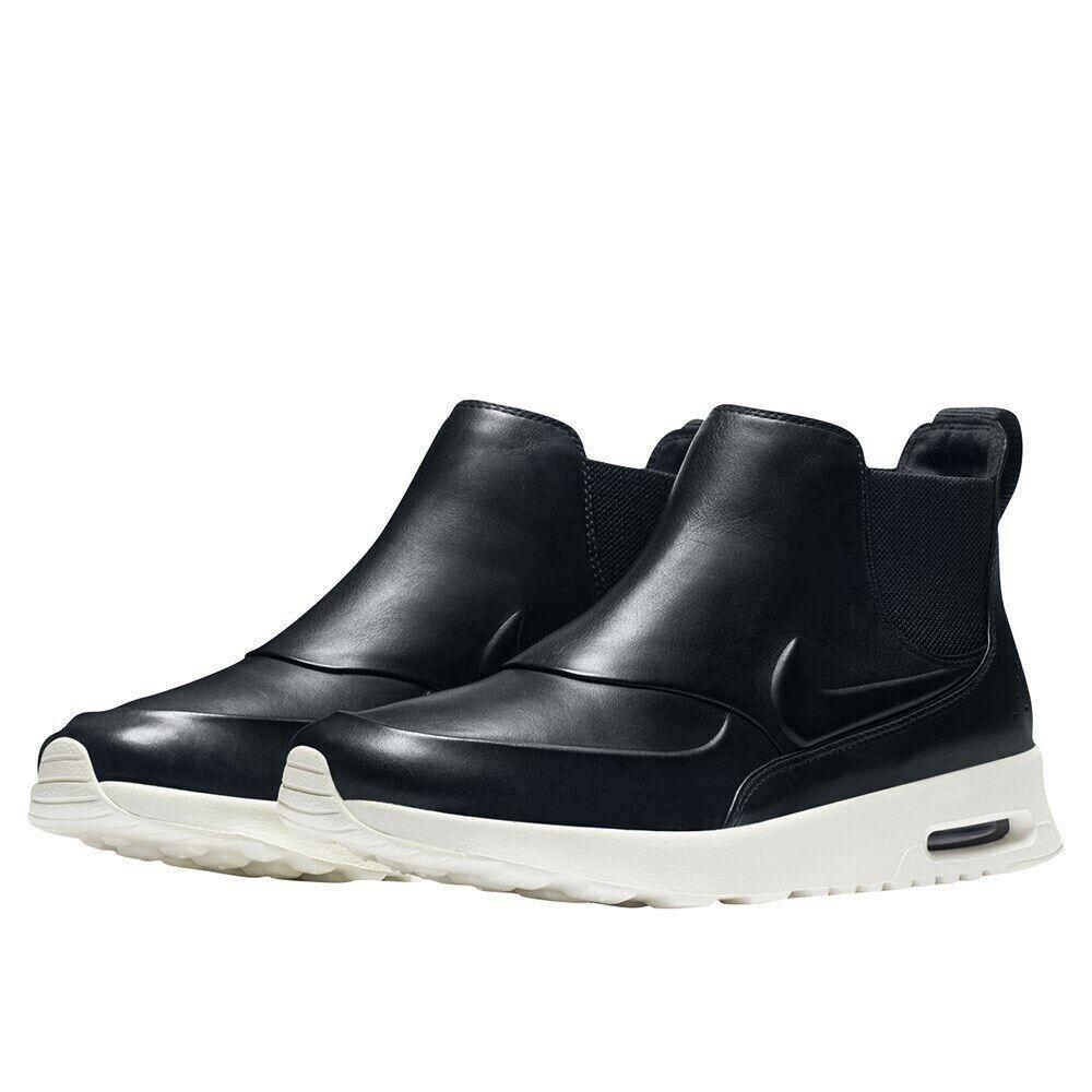 Nike Air Max Thea Mid Black Sail Noir 859550-001 Women`s Size 8 Shoes Boot