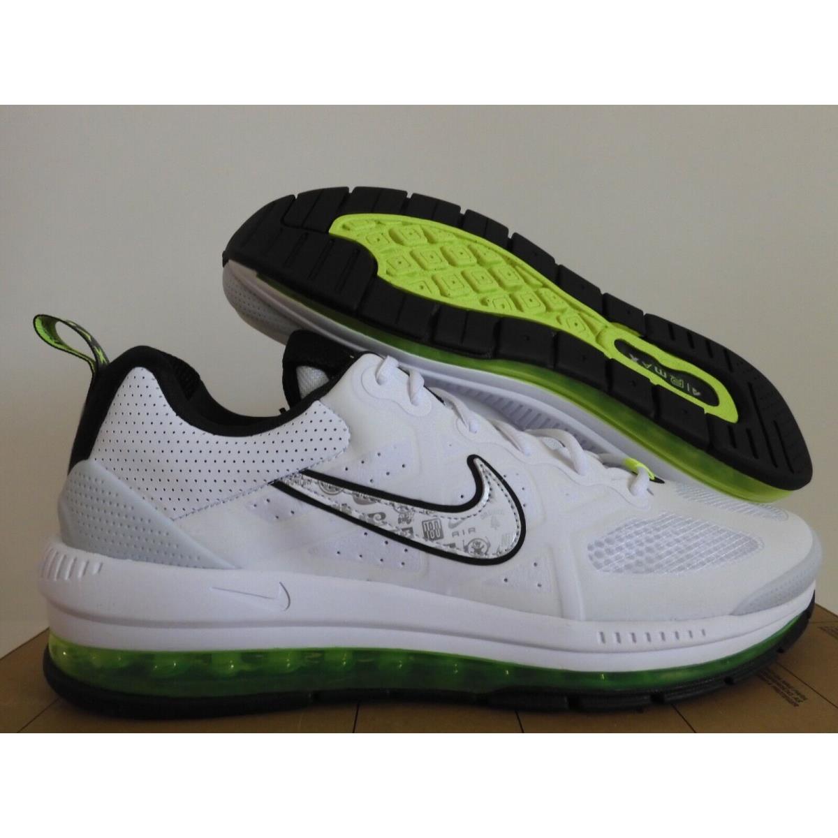 Nike Air Max Genome White-black-volt-pure Platinum SZ 14 DB0249-100
