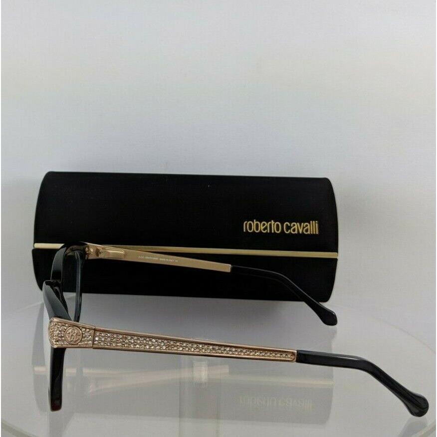 Roberto Cavalli eyeglasses  - Black & Gold Frame, Clear Lens 3