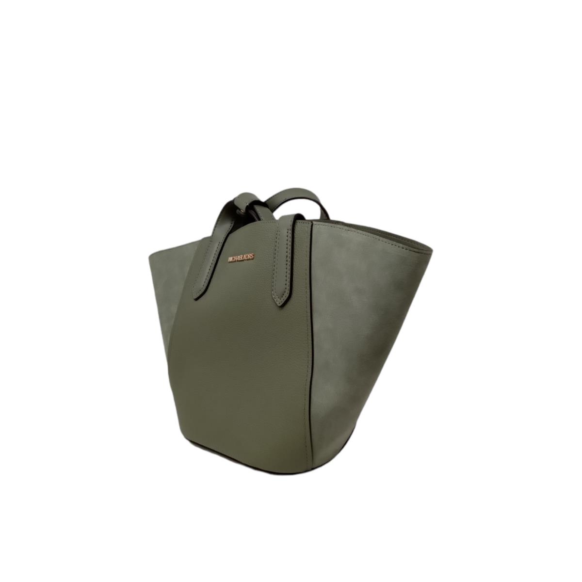 Michael Kors Portia Small Tote Army Green Leather