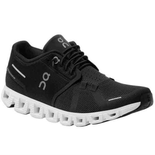 on cloud running shoes black and white