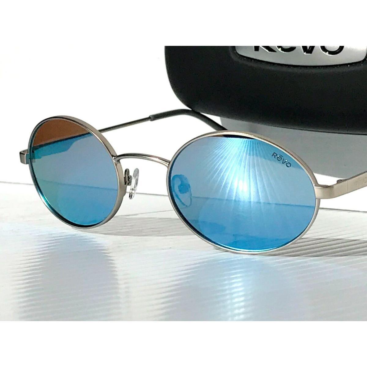 Revo sunglasses LUNAR - Silver Frame, Blue Lens