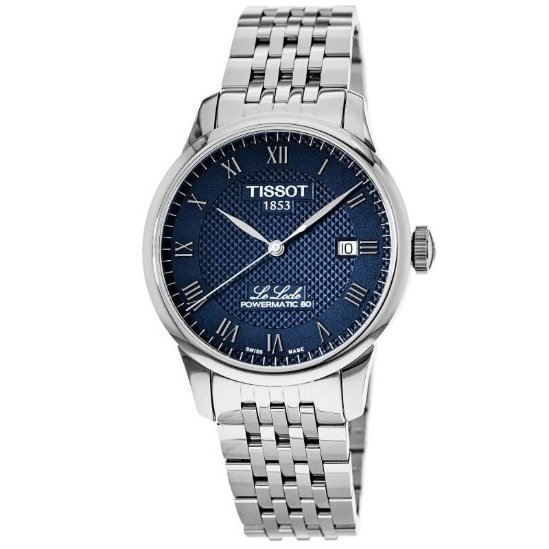 Tissot Le Locle Powermatic 80 Blue Dial Men`s Watch T006.407.11.043.00