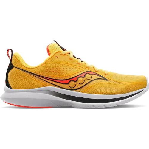 Saucony Kinvara 13 Gold Red Running Trail Shoes Men`s Sizes 8-13