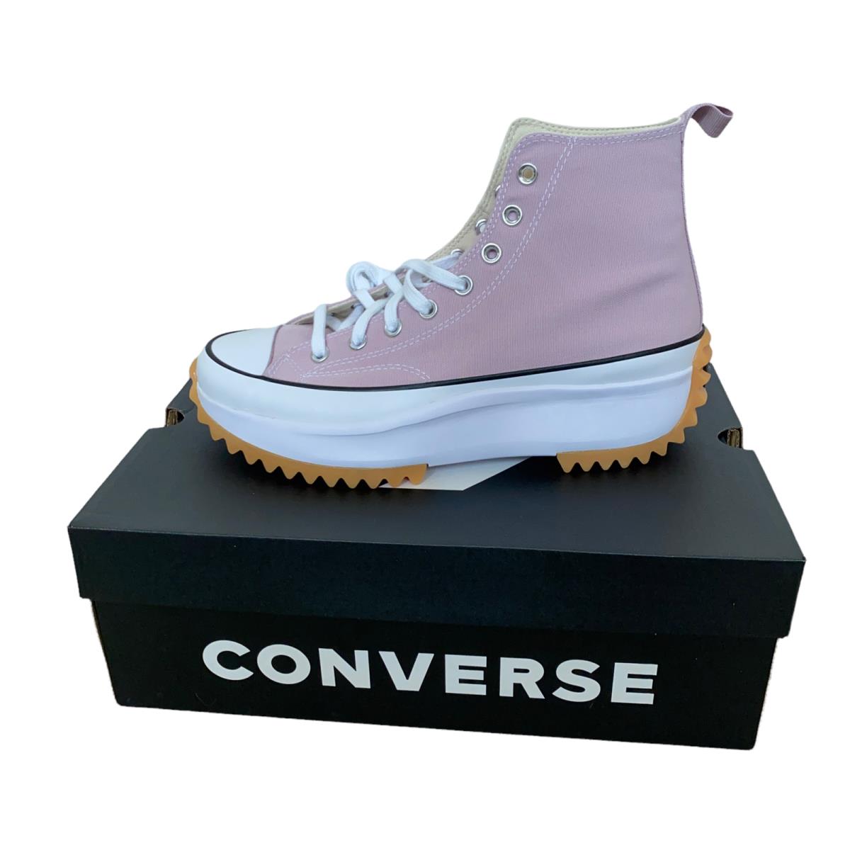 Converse Run Star Hike Hi Platform High Top Sneaker M 9 W10.5 Himalayan Salt - Pink