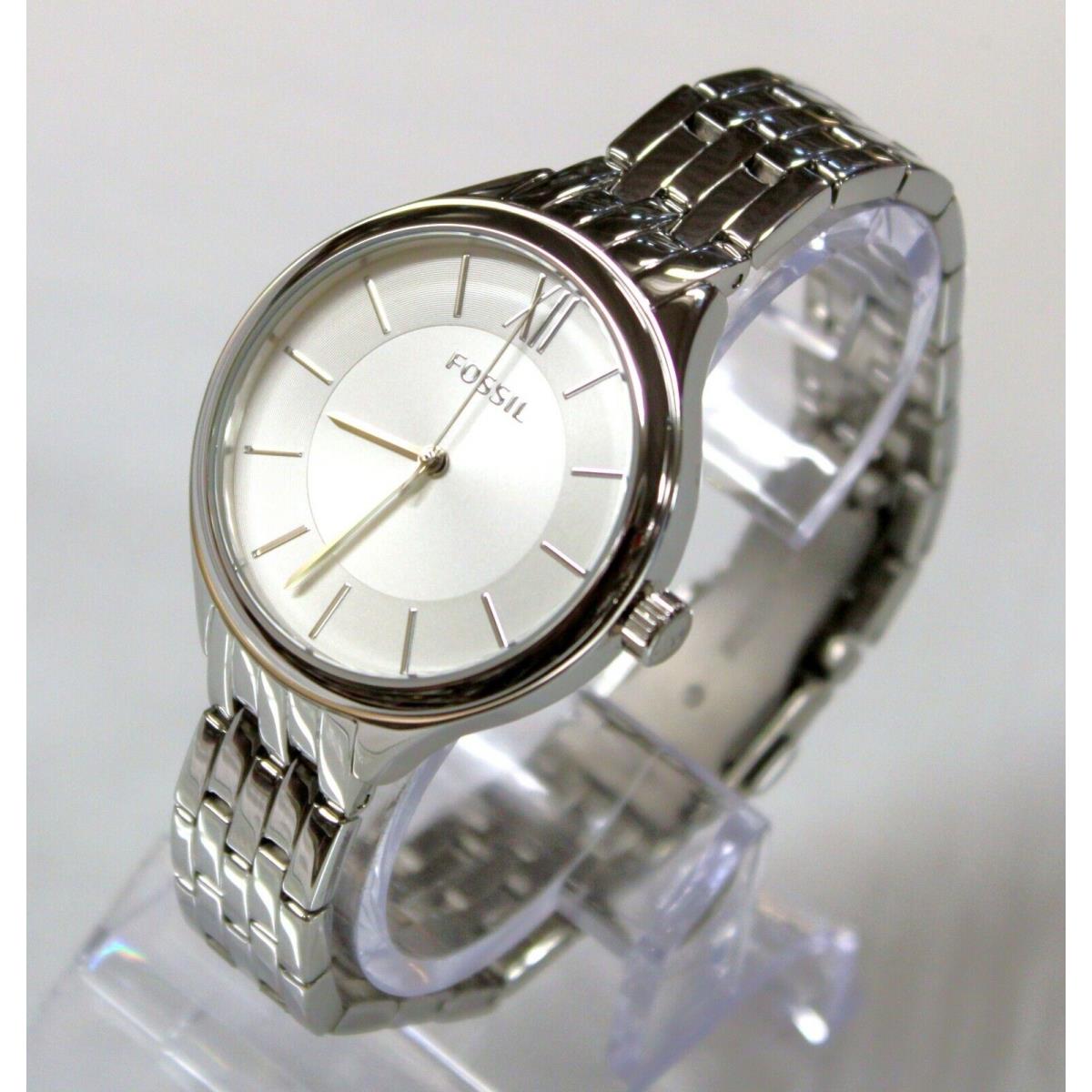 Fossil BQ3048 Modern Courier Silver Stainless Women Watch