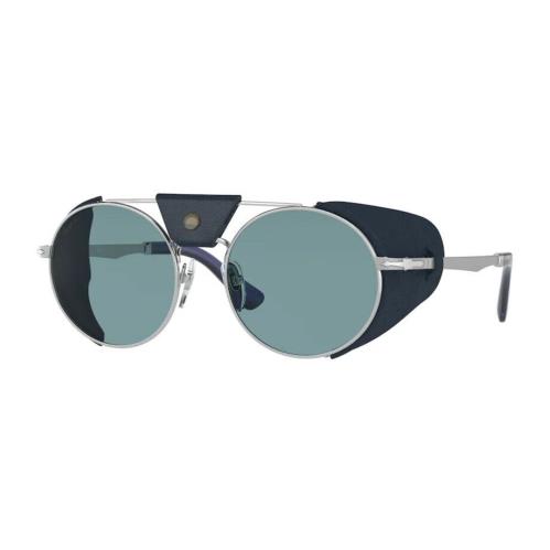 Persol 0PO 2496SZ 1139P1 Silver/green Polarized Unisex Sunglasses