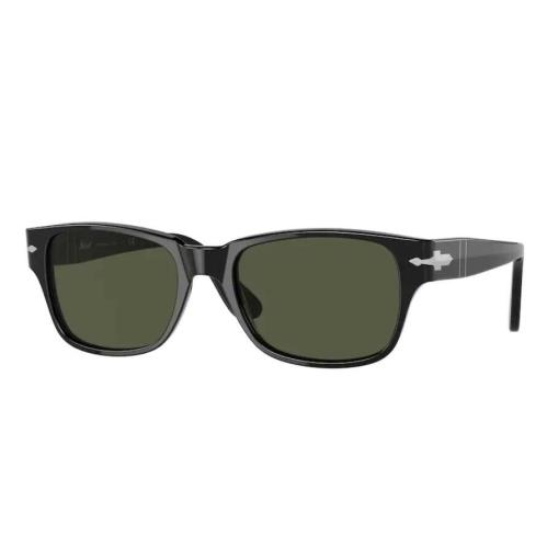 Persol 0PO 3288S 95/31 Black/green Men`s Sunglasses