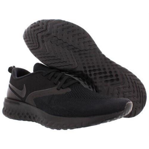 Nike Odyssey React 2 Flyknit Womens Shoes - Black/White , Black Main