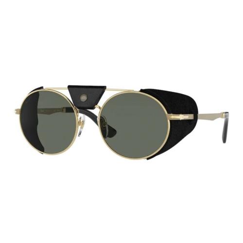 Persol 0PO 2496SZ 114958 Gold/green Polarized Unisex Sunglasses