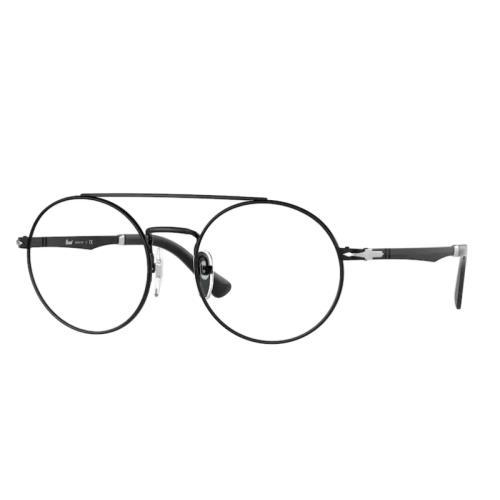 Persol 0PO2496V 1138 Black Demishiny/ Silver Unisex Eyeglasses