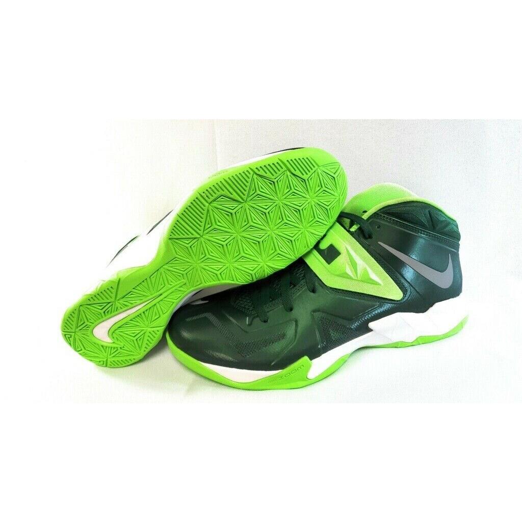 Mens Nike Lebron Zoom Soldier Vii TB 599263 300 Electric Green Sneakers Shoes - Green , Game Royal Blue Manufacturer