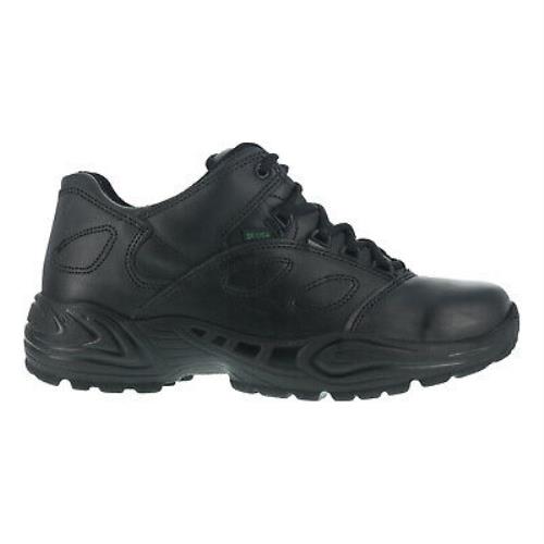 Reebok Womens Black Leather Work Shoes Postal Express Oxfords 7.5 M