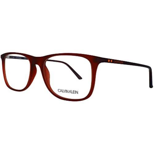 Calvin Klein Men Eyeglasses CK19513 Matte Crystal Oxblood Rectangle 55 ...