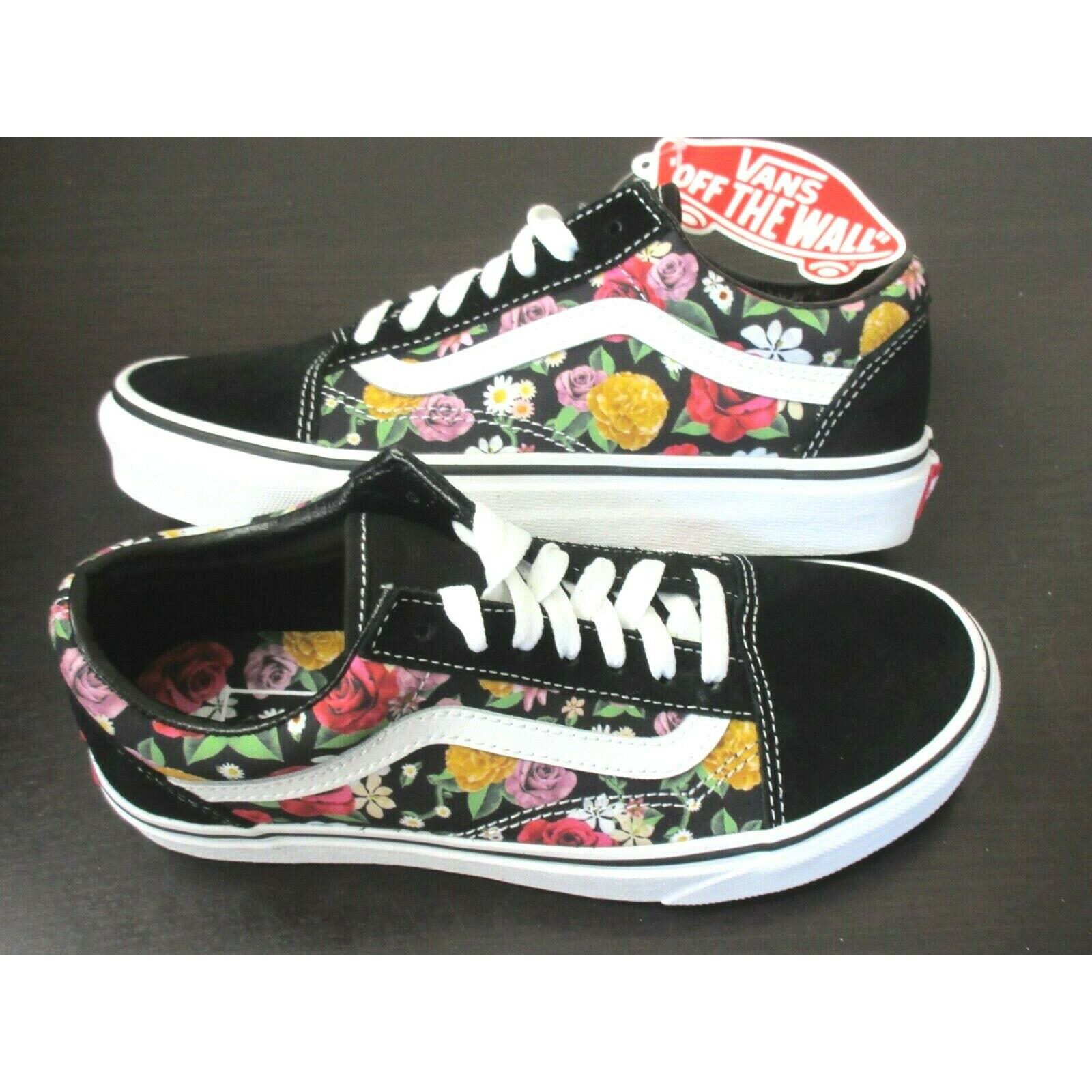 floral vans size 6