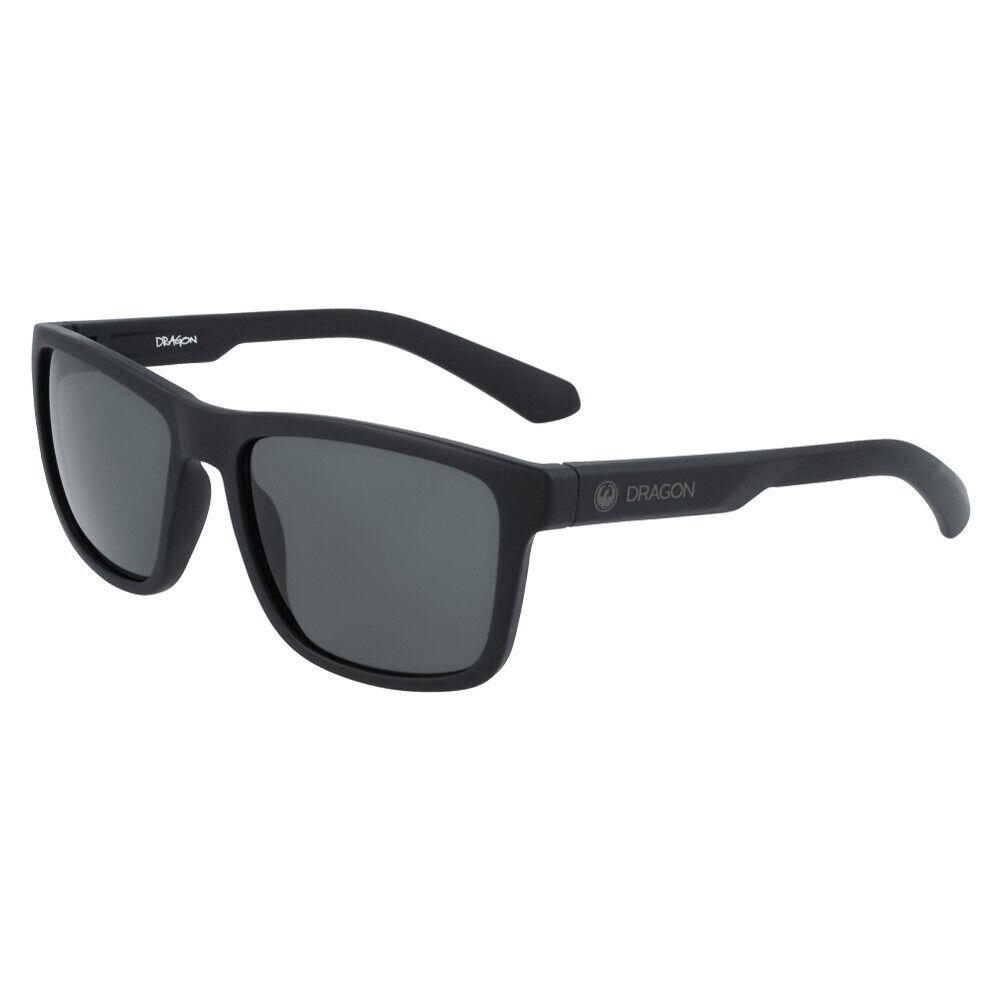 Dragon Eyewear Reed Sunglasses Matte Black w/ Lumanlens Smoke Lens 450055717002
