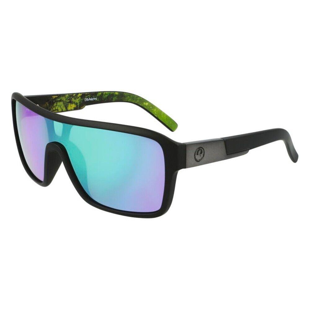 Dragon Eyewear Remix Sunglasses Matte Black w/ Lumanlens Green Ion Lens
