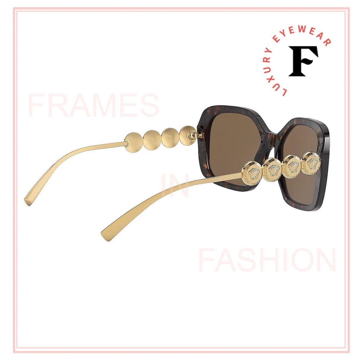 Versace sunglasses  - 1002/13 , Gold Frame, Brown Lens