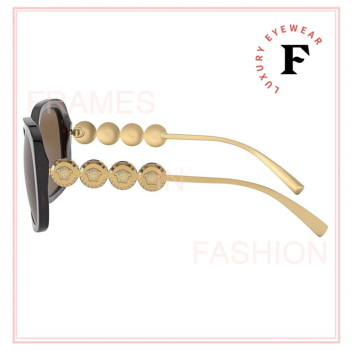 Versace sunglasses  - 1002/13 , Gold Frame, Brown Lens