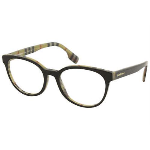 Burberry Women`s Eyeglasses BE2315 BE/2315 3838 Black/vintage Optical Frame 52mm