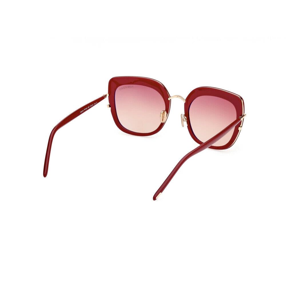 Tom Ford sunglasses  - Frame: Shiny Red, Lens: Gradient Bordeaux
