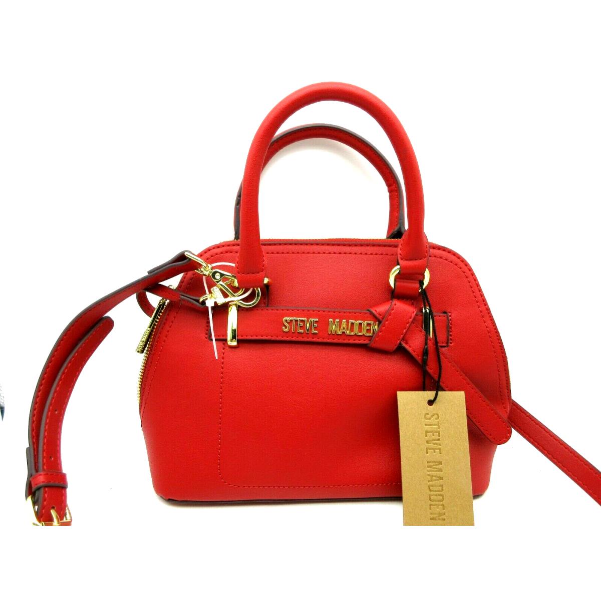 Steven Madden Crimson Bmishal Hand Purse Bag Crossbody Red W Strap Retail