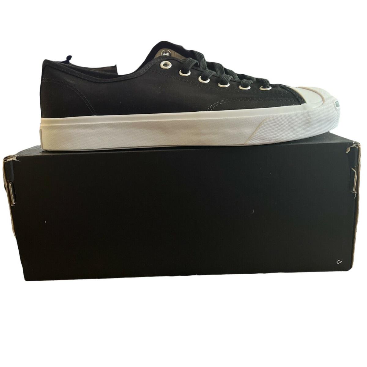 Converse Unisex Jack Purcell OX 164056C Black Lace Up Sneaker Shoes Sz M 6.5 W 8