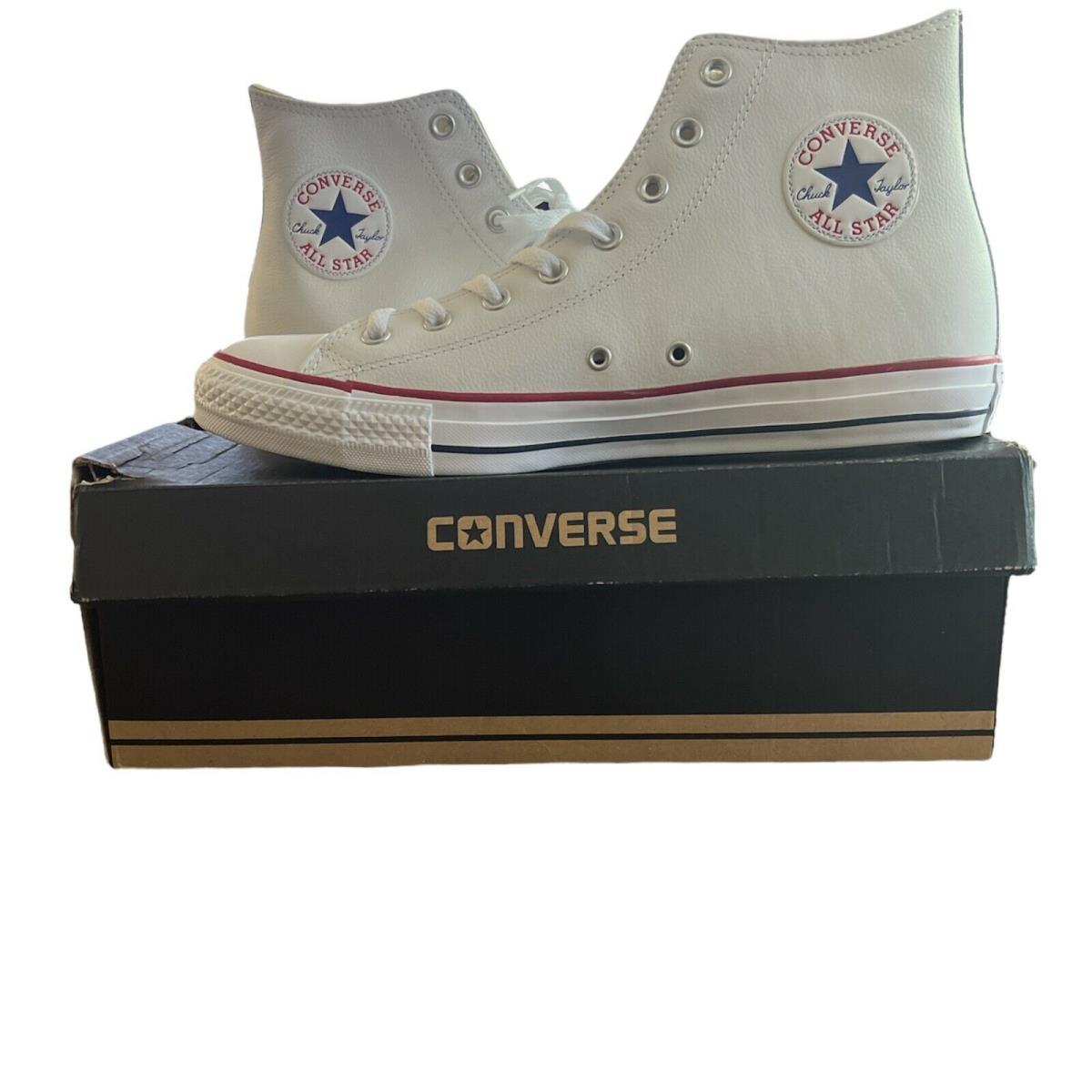 Converse Unisex Chuck Taylor HI 132169C White Lace Up Sneaker Shoes Sz M 12 W 14