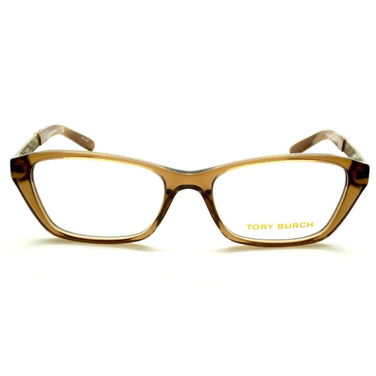 Tory Burch TY 2058 1517 Brown Clear Eyeglasses RX 51-16-135