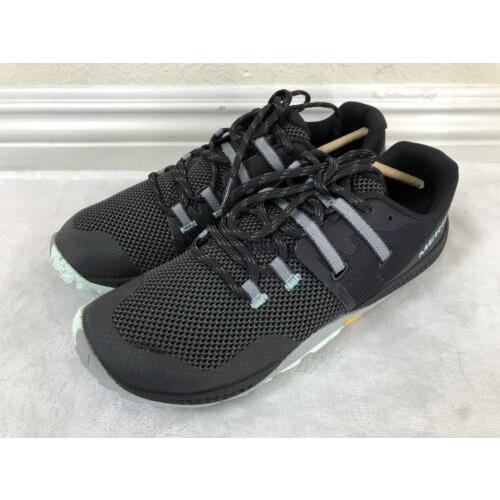 Merrell Women`s Trail Glove 6 Sneaker Hiking Shoes Black US Size 8.5 Run Small