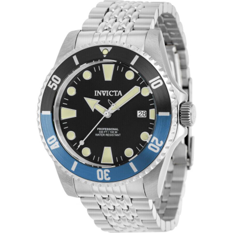 Stuhrling Invicta Pro Diver Automatic Black Dial Men`s Watch 39752