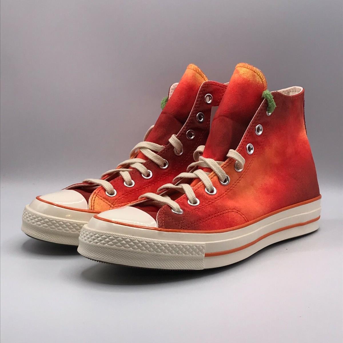 Converse Concepts Shoes Mens 10 Chuck 70 High Southern Flame Orange Red Sneakers