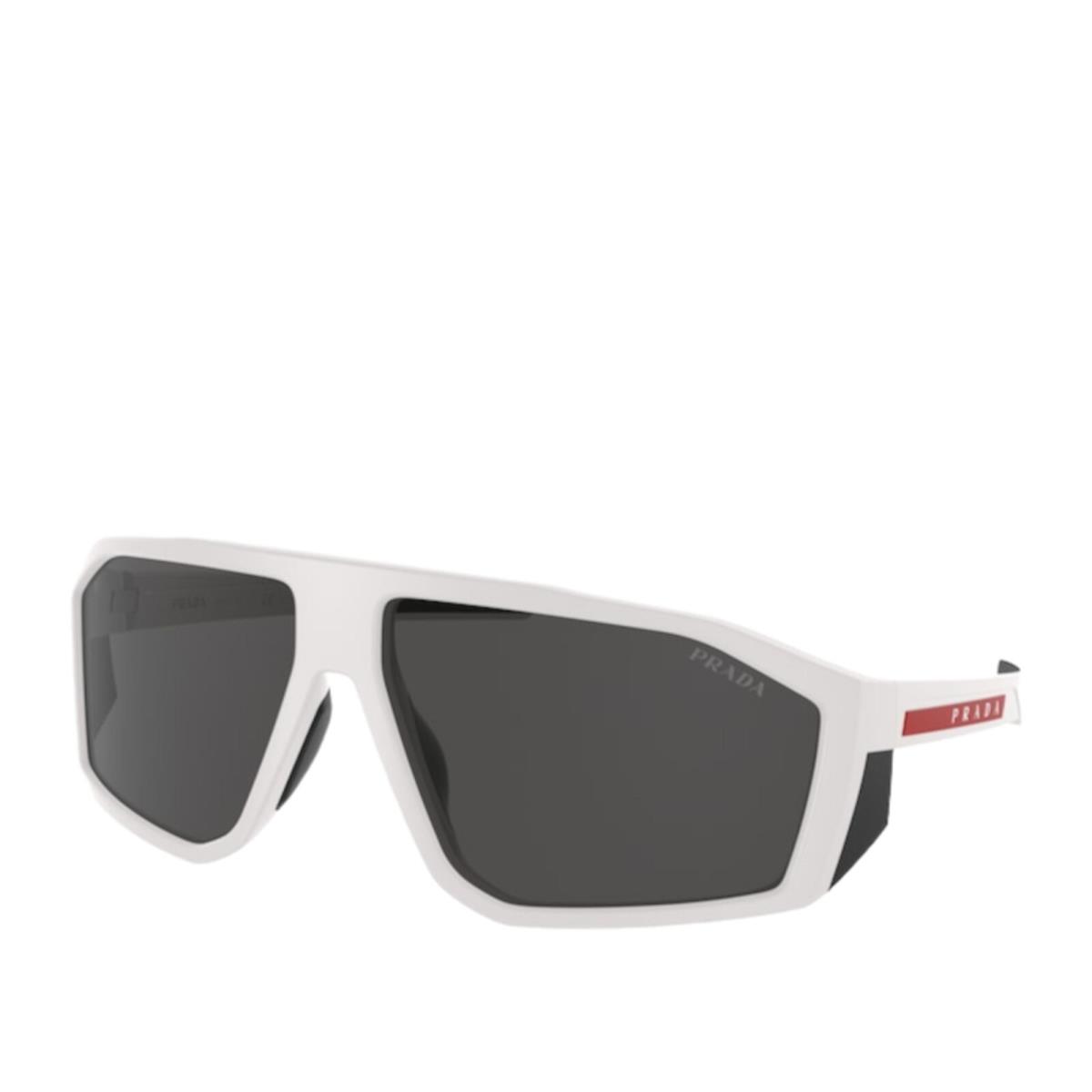 Prada Linea Rossa PS 08WS AAI06F Matte White Men`s Sunglasses - Size 67-13