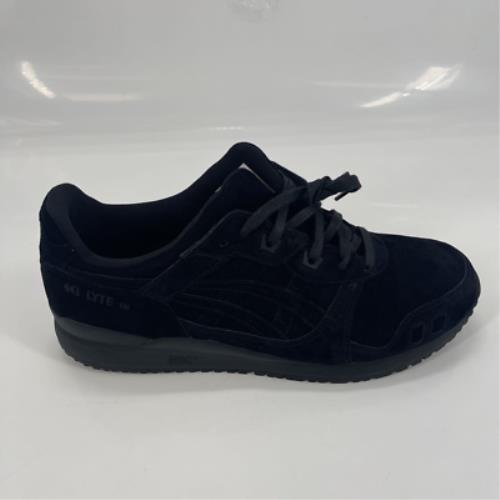Asics Mens Gel Lyte Iii Og Running Shoes Black 1201A050-001 Low Top Sz 9