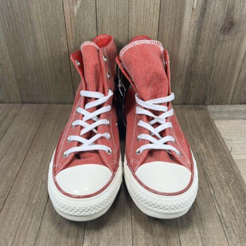 faded red converse