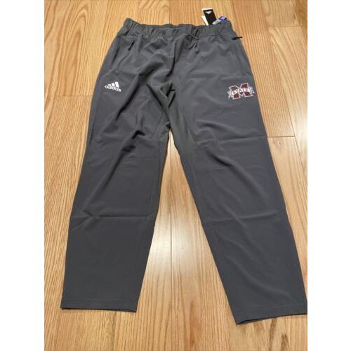 Adidas Mississippi State Bulldogs Woven Pants Game Day Mens Size L GE2807 Team