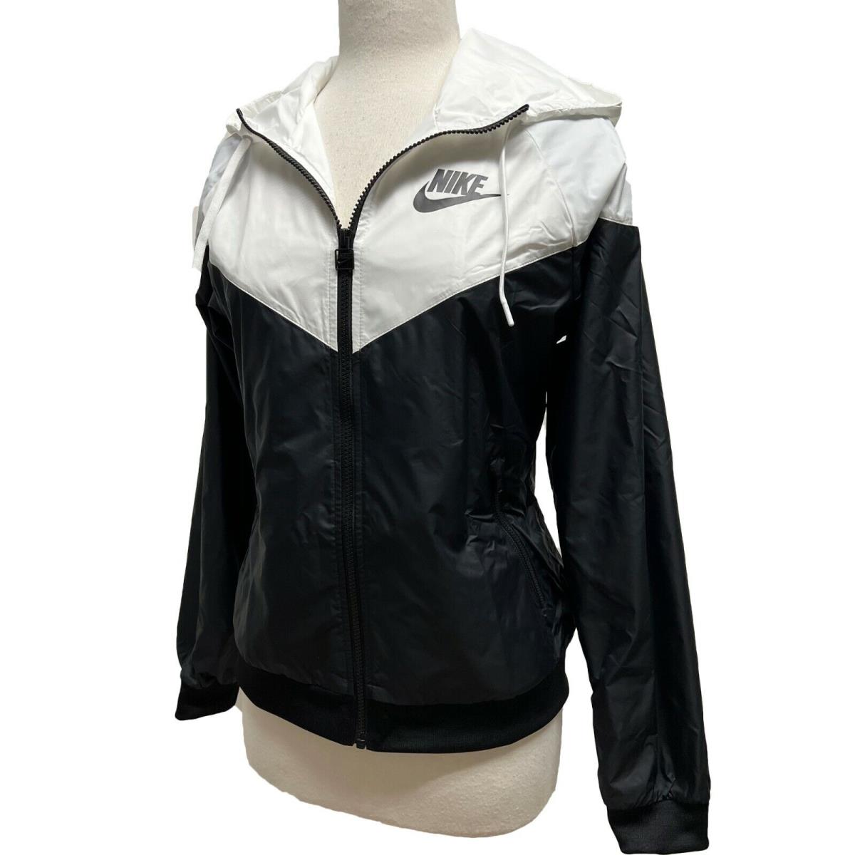 Nike Women`s Windbreaker Jacket Long-sleeved Lightweight Full Zip CN6910