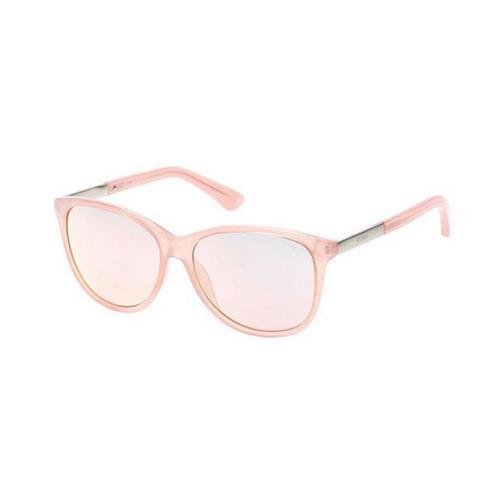 Guess Sunglasses GU 7389 78C Light Pink / Mirror Rose Gold 58 mm GU7389