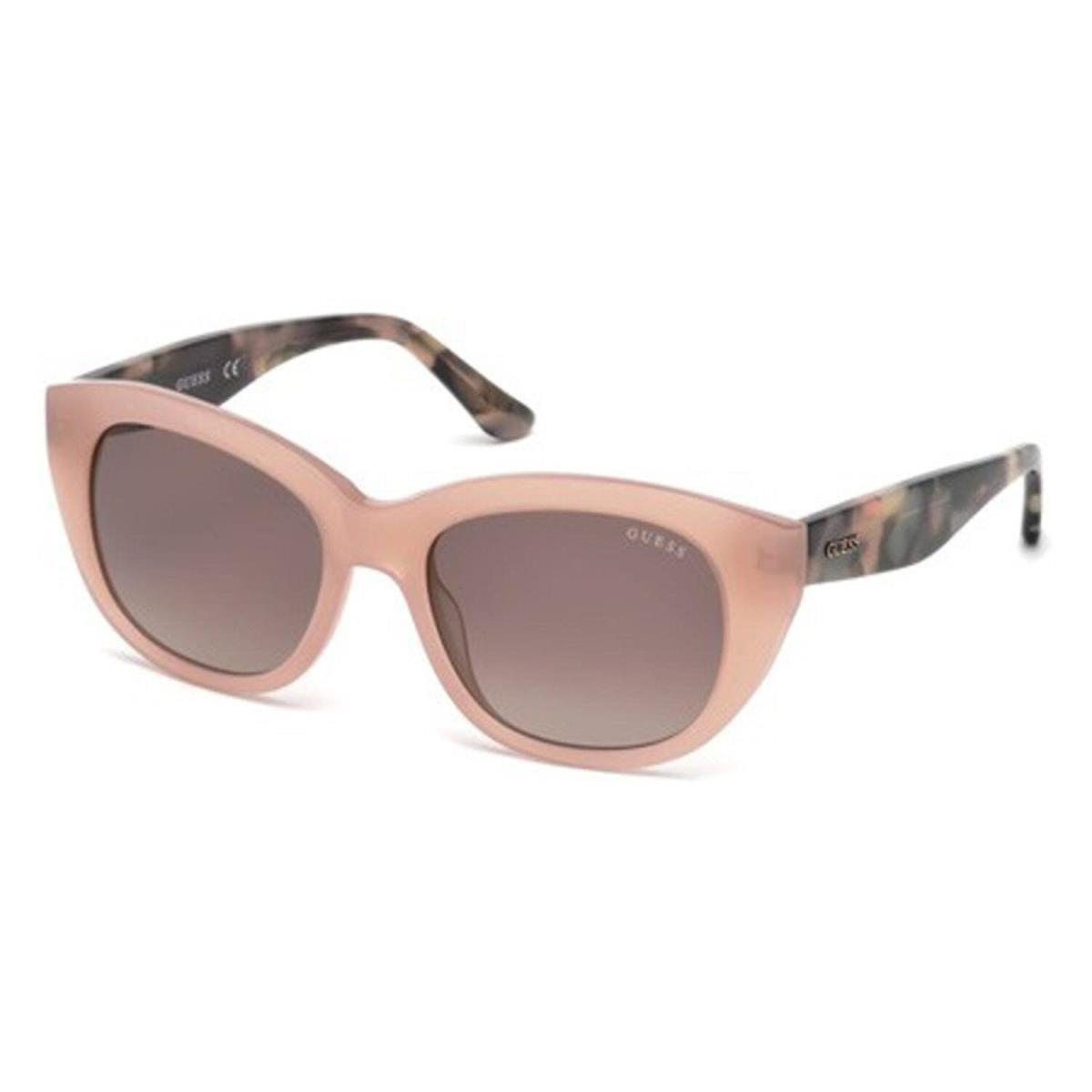 Guess Sunglasses GU 7477 72F Shiny Beige / Gradient Brown 53 mm GU7477