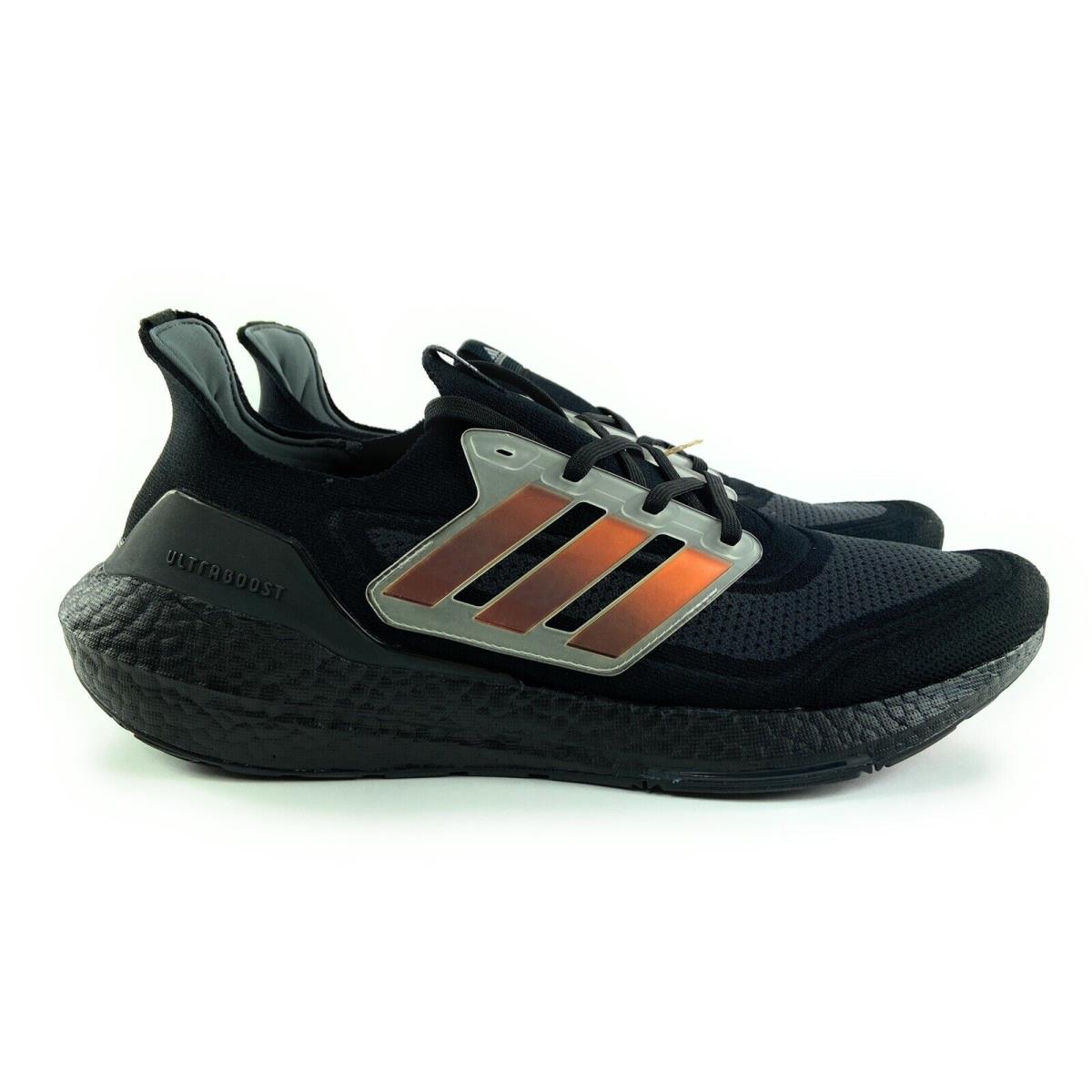 Adidas Men`s Ultraboost 21 Black Iridescent Running Shoes GX5236 Size 11.5