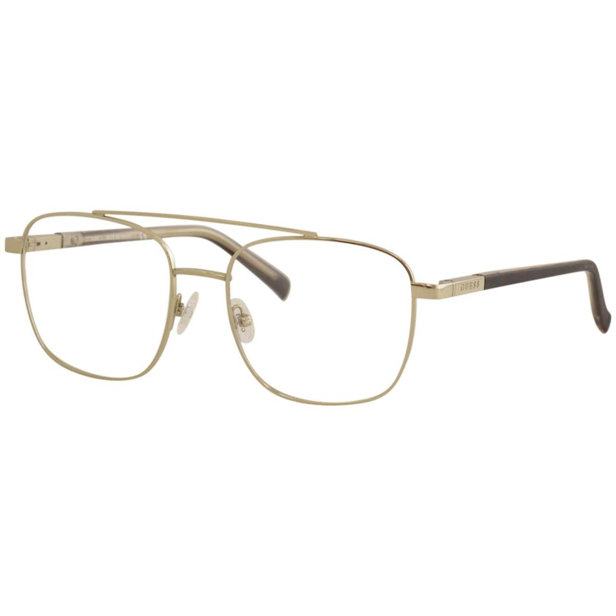 Guess Men`s Eyeglasses GU3038 GU/3038 032 Gold Full Rim Optical Frame 52mm