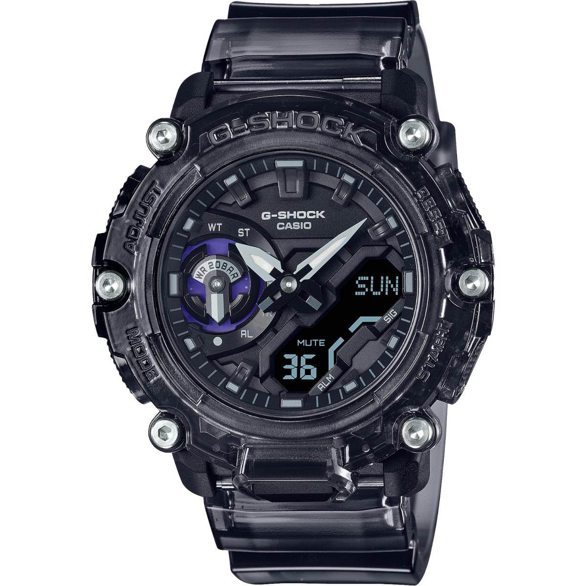 Casio G-shock GA2200SKL-8A Limited Edition Black Transparent Mens Watch