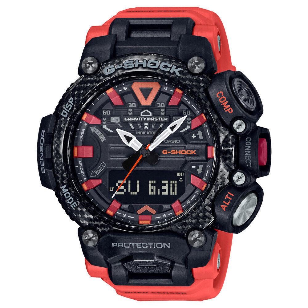 Casio G-shock GRB200-1A9 63 x 54.1 x 18.3 mm Red Resin Men`s Wristwatch