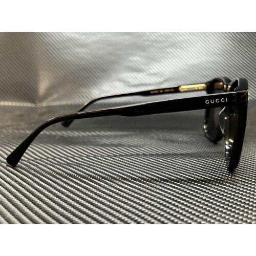 Gucci sunglasses logo - Black Frame, Gray Lens 1